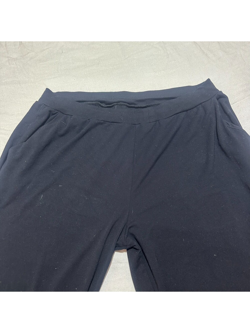 Cozy Earth Brushed Bamboo Jogger Pants Women XL Black Soft Everyday No String - Picture 3 of 8